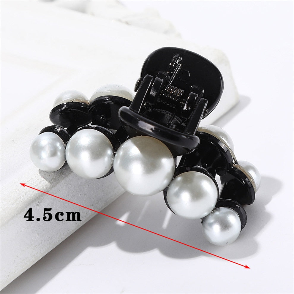 AWATYR 2021 New Hyperbole Big Pearls Acrylic Hair Claw Clips Big Size Makeup Hair Styling Barrettes for Women Hair Accessories