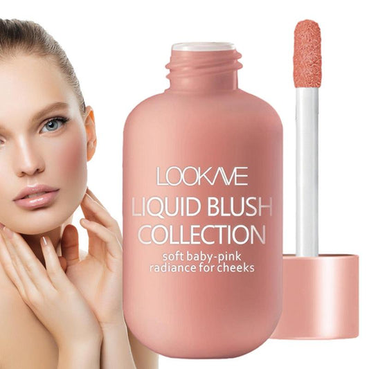 Liquid Blush Soft Cream Blush Makeup Milk Tea Micro-Shimmer Brightening Lasting Cream Blush Long Lasting Lightweight Natural