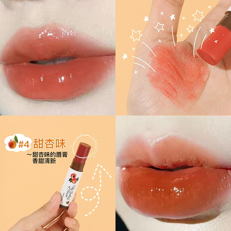 Fruity Lip Balm Moisturizing Nourishing Lip Gloss Natural Temperature Change Color Lipstick Cheap Makeup Cosmetics Lip Skin Care