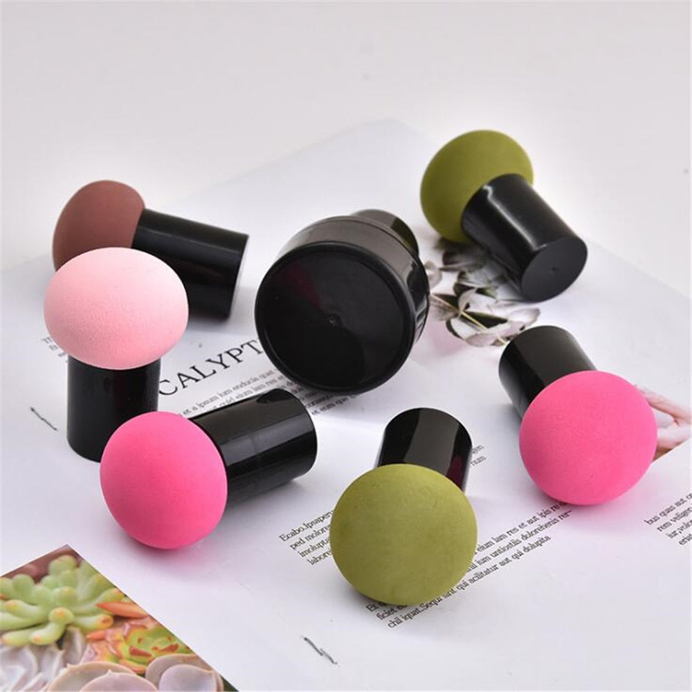 Mushroom Head Makeup Sponge Cosmetic Puff Makeup Blender with Box Foundation Sponge for Make Up спонж для макияжа Beauty Tools