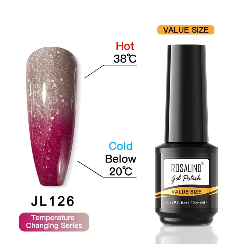 ROSALIND Gel Nail Polish Lamp All For Nails Art Manicure With Matt Base Top Coat Semi Permanant Gellak Nail Gel Polish Varnishes