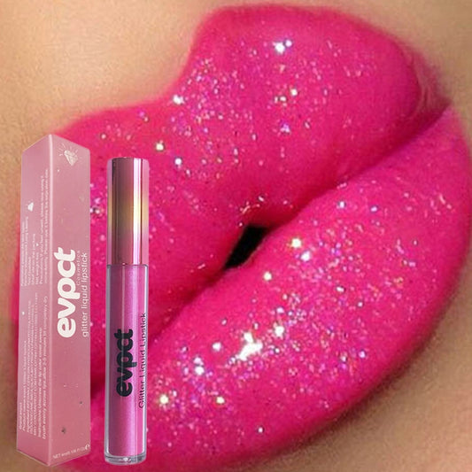 Waterproof Diamond Shimmer Glitter Lip Gloss 18 Colors Matte Glitter Liquid Lipstick Diamond Pearl Colour Lip Gloss Sexy Make Up