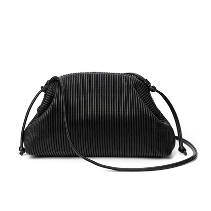 Clutch Crossbody Purse for Women Soft Cloud Bag Fashion Dumpling Shoulder Handbag Ruched Pouch Bag