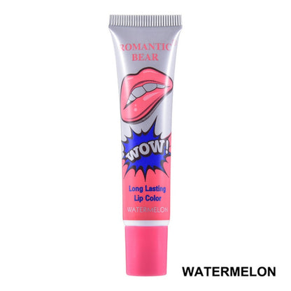 6 Colors Peel Off Liquid Lipstick Waterproof Long Lasting Lip Gloss Mask Moisturizer Tear Pull Lip Lint Cosmetic Makeup