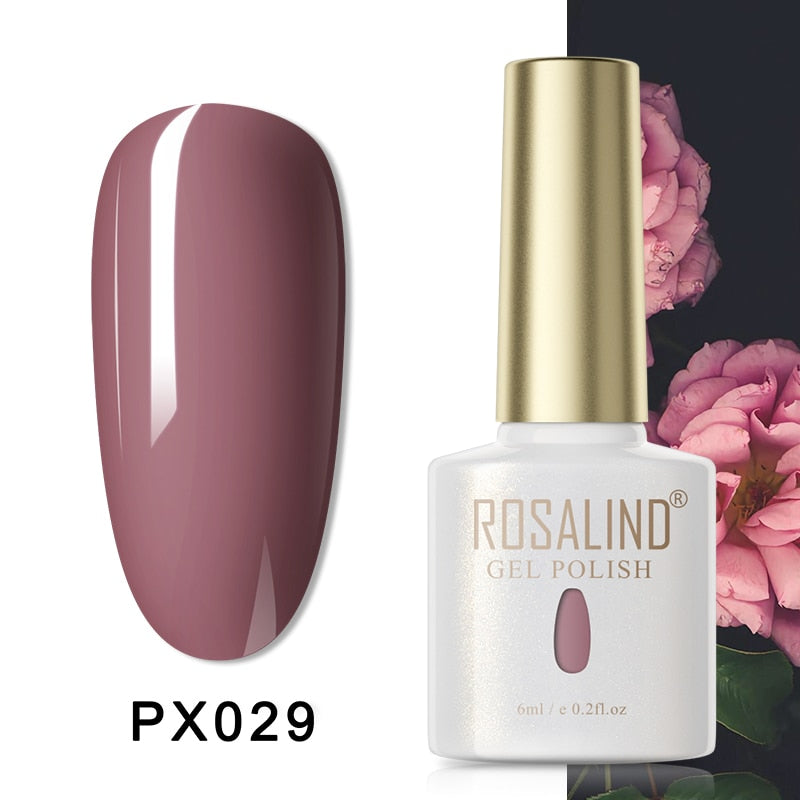 ROSALIND Gel Polish Set Manicure for Nails Semi Permanent Vernis top coat UV LED Gel Varnish Soak Off Nail Art Gel Nail Polish