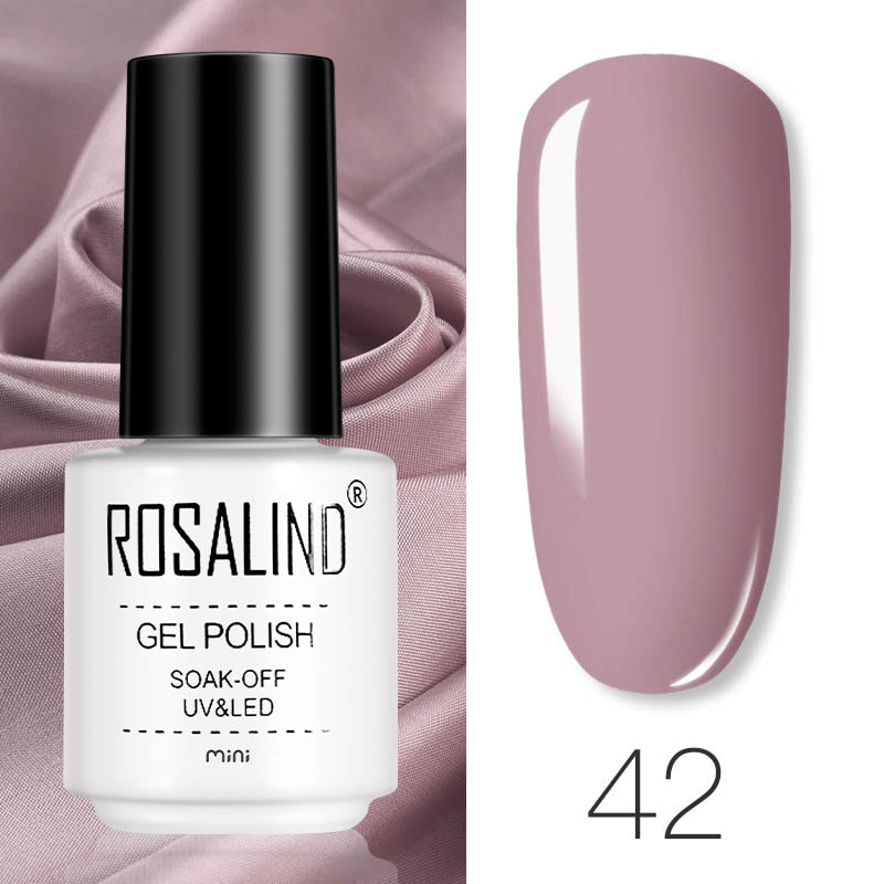 ROSALIND Gel Polish Set Manicure for Nails Semi Permanent Vernis top coat UV LED Gel Varnish Soak Off Nail Art Gel Nail Polish