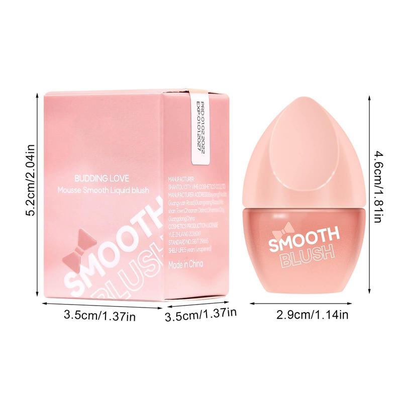 Cream Blush Liquid Facial Blush For Women Girls Breathable Cream Blush Face Makeup Enhance Facial Skin Color Shape Lightweight