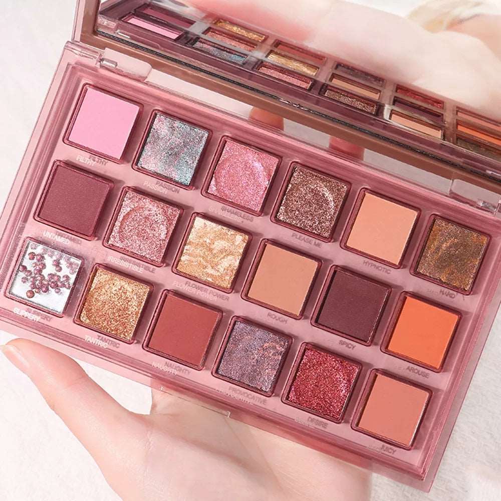 2023 Colors Pomegranate seeds Eyeshadow Palette Shimmer  Matte Eye Shadow Waterproof Cosmetic Beauty Makeup TSLM2