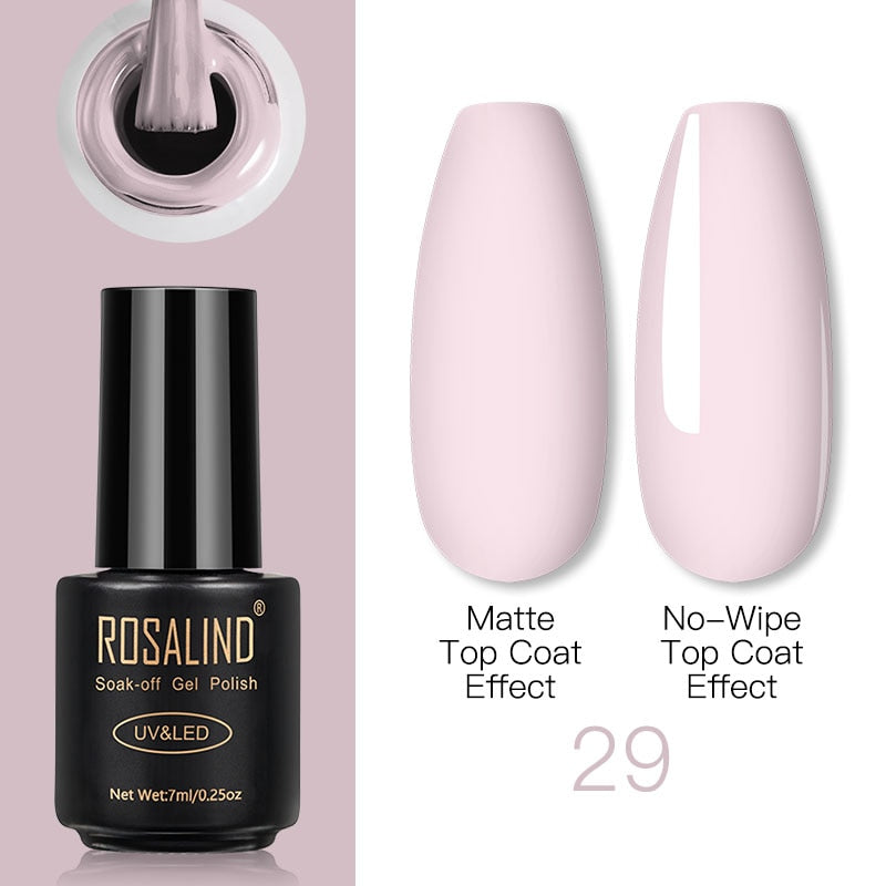 ROSALIND Gel Nail Polish Lamp All For Nails Art Manicure With Matt Base Top Coat Semi Permanant Gellak Nail Gel Polish Varnishes