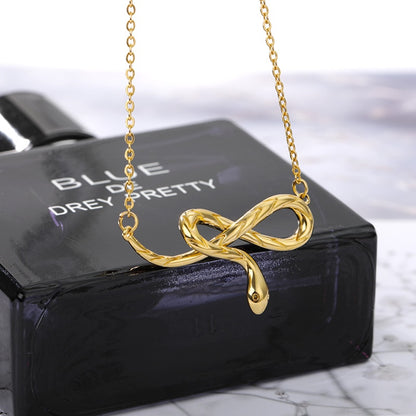 Goth Snake Pendant Necklace For Women Stainless Steel Gold Color Necklaces 2022 Trend Aesthetic Jewelry choker collares mujer