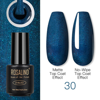 ROSALIND Gel Nail Polish Lamp All For Nails Art Manicure With Matt Base Top Coat Semi Permanant Gellak Nail Gel Polish Varnishes