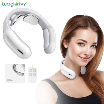 Neck Massager Electric Neck Massage Pain Relief Tool Health Care Relaxation Cervical Vertebra Physiotherapy