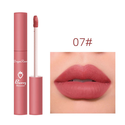 6 Pieces Lip Gloss Stain Long Lasting Liquid Lipstick Fashion Makeup Cosmetics Easy Apply Non-Stick Cup Waterproof Lip Gloss Set