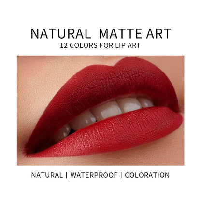 12 colors Makeup Matte Lipstick Waterproof Long Lasting Lip Stick Sexy Red Pink Velvet Nude Lipsticks Woman Cosmetics