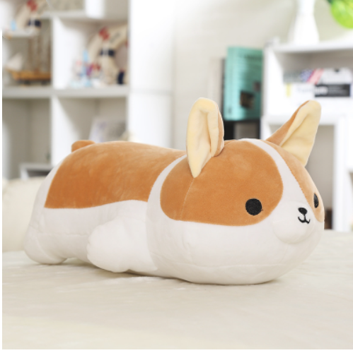 Cute Corgi Dog Plush Toy Stuffed Soft Animal Cartoon Pillow Lovely Christmas Gift for Kids Kawaii Valentine Present