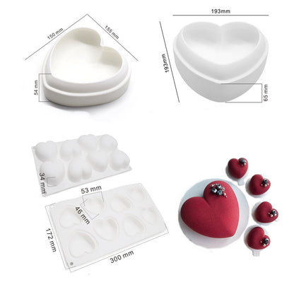 Valentines Day Gift Silicone Cake Mould Baking Appliance Kitchen Supplies